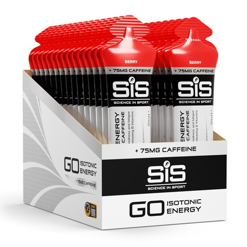 Caja SIS Gel Go + Cafeína Berry 60ml 30U