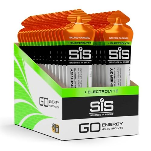 Caja SIS Gel Go Energy + Electrolitos Caramelo 60ml 30U